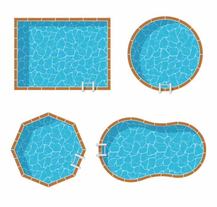 What is the cheapest inground pool shape?
